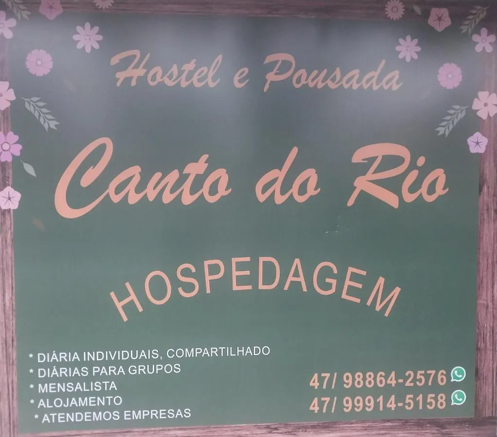Pousada E Hostel Economica Canto Do Rio Blumenau 0*,